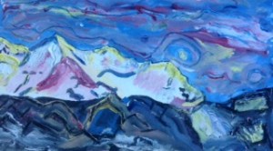 The silent mountain is passionate